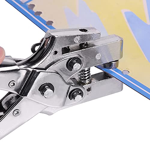 Belt Hole Puncher, Multifunctional Hole Punching Pliers Hole Punch Leather Hole Punch Tool Revolving Punch Plier Kit for Belts, Watch Bands, Straps, Dog Collars, Saddles