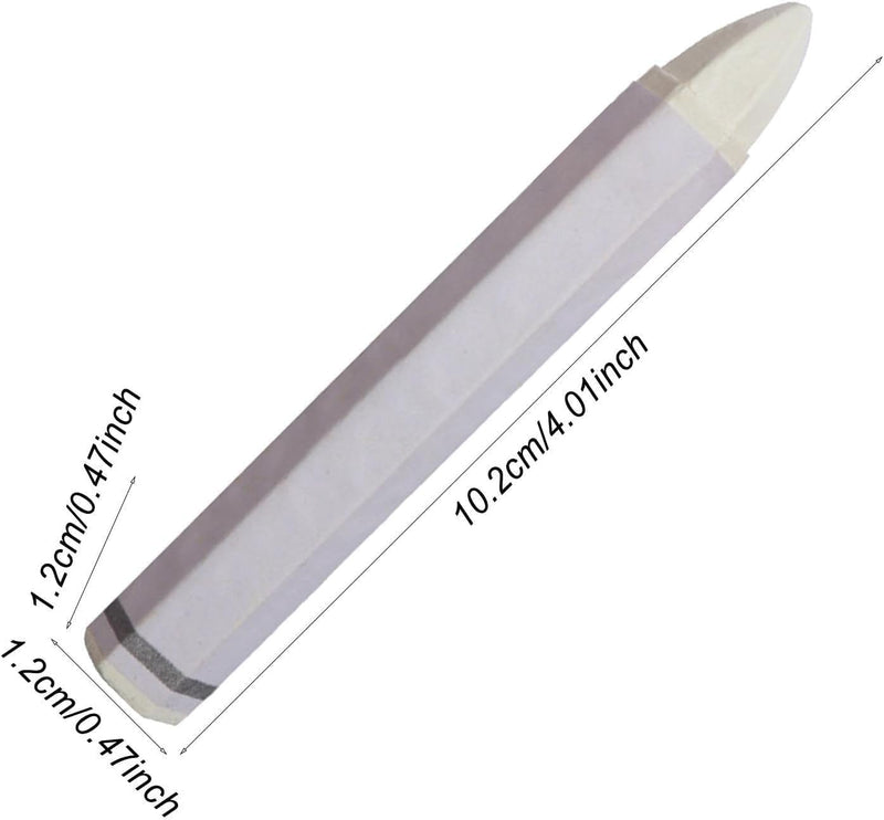 3 Pcs Car Paint Marker, Car Tire Crayon Marker, Anti-Scratch Tire Marker Pens for Wood Portable Paint Pen, Tire Chalk Stick, and Metal, and Daubers Painting（White）