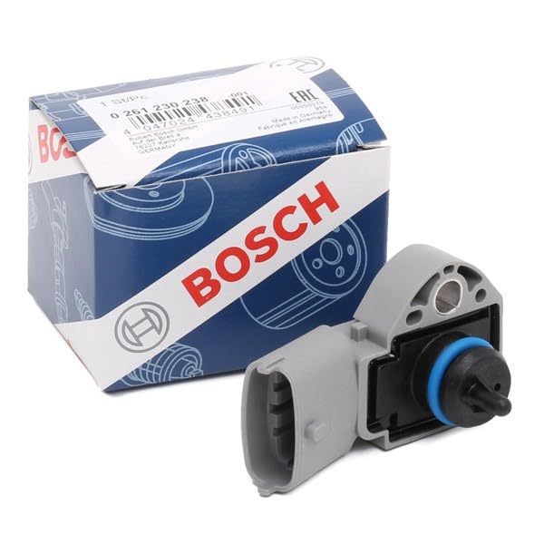 BOSCH 0261230238 Original Equipment Fuel Pressure Sensor - Compatible with Select Volvo C30, C70, S40, S60, S80, V50, V60, V70, XC60, XC70, XC90 261230238