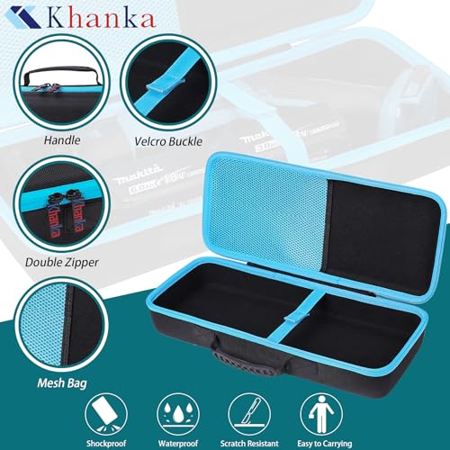 Khanka Hard Tool Case replacement for Makita XRJ01Z / XRJ08Z 18-Volt LXT Lithium-Ion Cordless Compact Reciprocating Saw(Case Only)