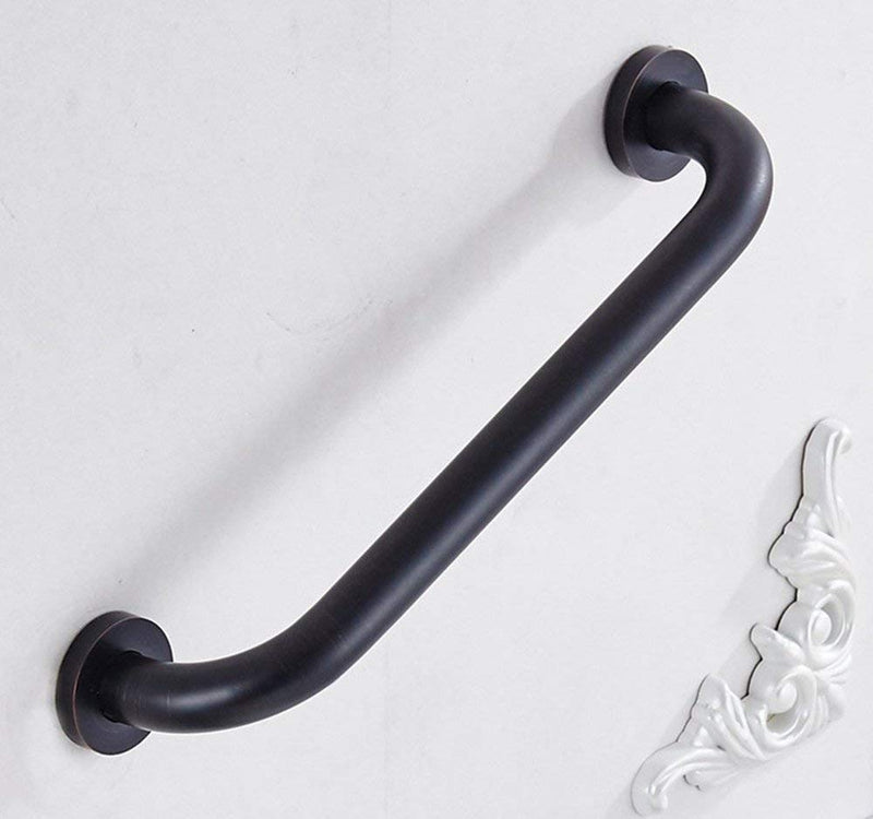 ELLO&ALLO Oil Rubbed Bronze Bathroom Shower Grab Bar, Home Care Bath Handrail (12 Inch) 12 Inch