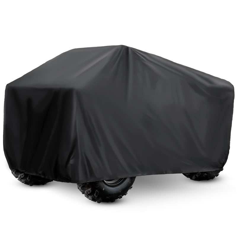 XYZCTEM Premium ATV Cover,210D Oxford Fabric Protection Against Water, UV, Wind. Quad Cover for Can-am,Suzuki,Kawasaki, Honda, Yamaha, Polaris,and More.4 Wheeler Accessories(Black,82 inch) XL - 82" L x 48" W x 46" H Basic Black
