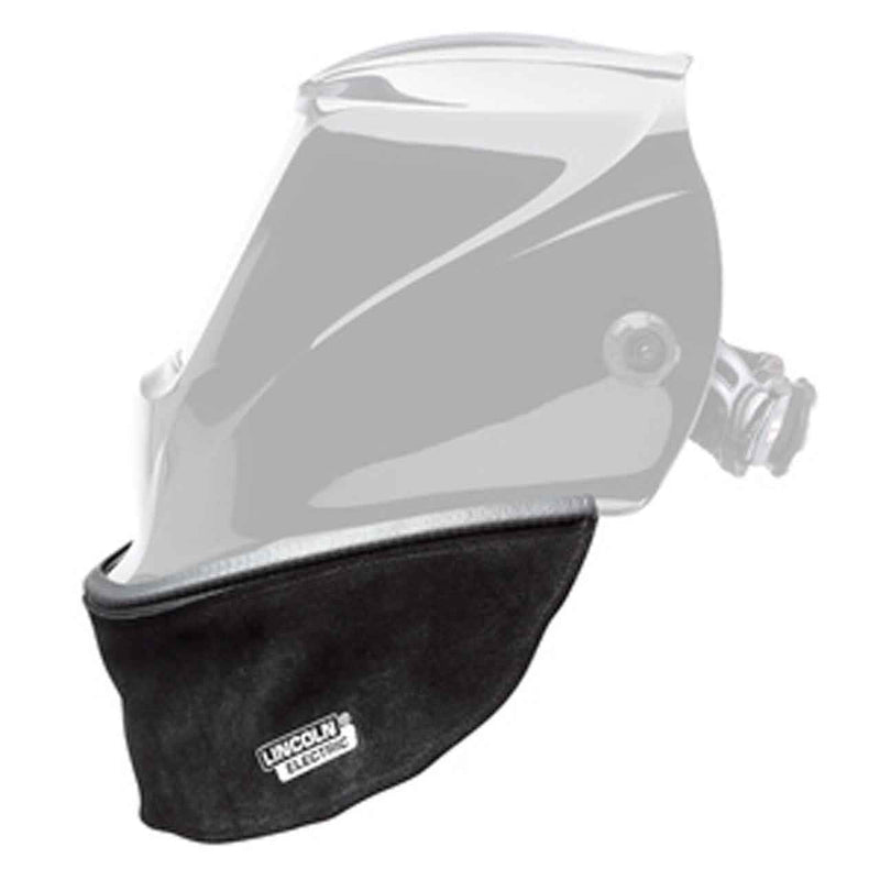 Lincoln Electric Grain Leather Helmet Bib with Press Fit Seal | Compatible with Most Welding Helmets | KP3730-1