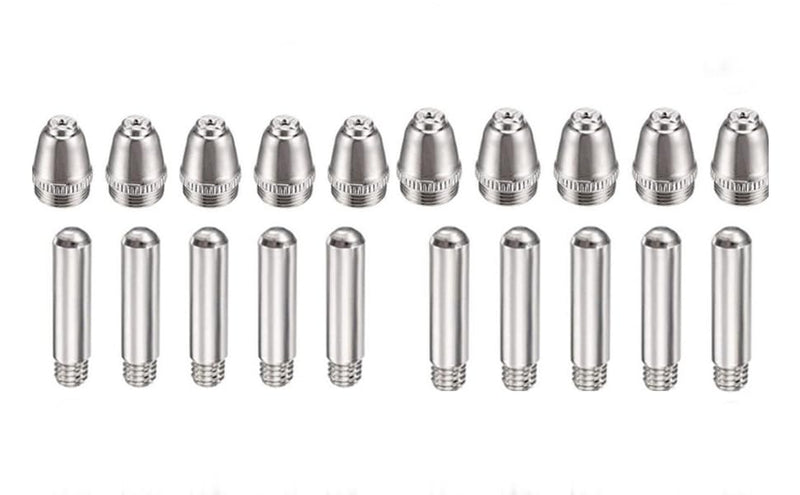 100pcs SG-55 AG-60P WSD-60 Plasma Cutter Consumables，Plasma Cutter Cutting Torch Tip Nozzles Consumables Kit WSD60-100PCS