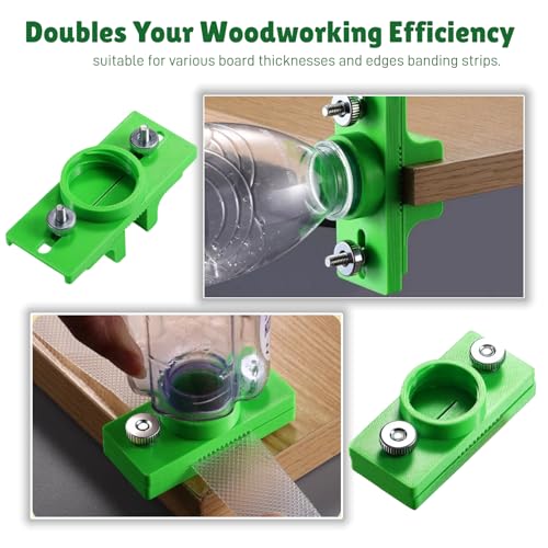 2 Pack Wood Glue Applicator & Spreader Tool Set, 10-50mm Adjustable Width for Precision Edge Banding and Woodworking, Even Glue Applicator Compatible with 30/38mm Bottle Mouth (10-50mm)
