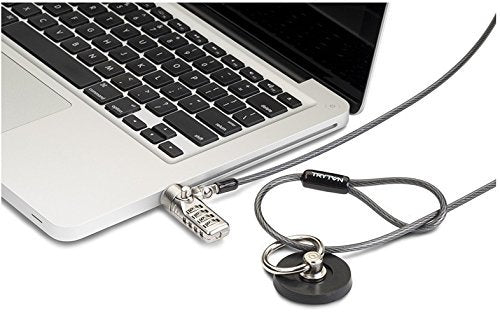 Laptop combination Cable Lock for any devices featuring a Kensington Security Slot (302140S)