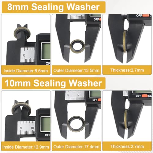 8mm 10mm 12mm 14mm Fuel Sealing Washers Replacement for Dodge Cummins