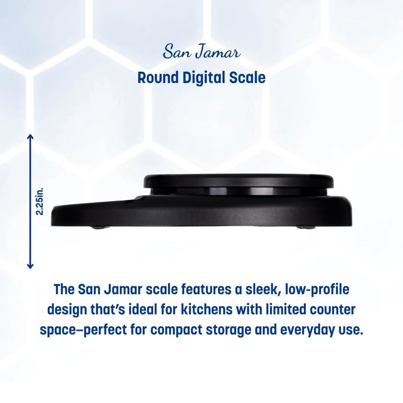 Escali Primo NSF Listed Digital Scale, 11 lb/5 kg, Black (SCDGP11BK)