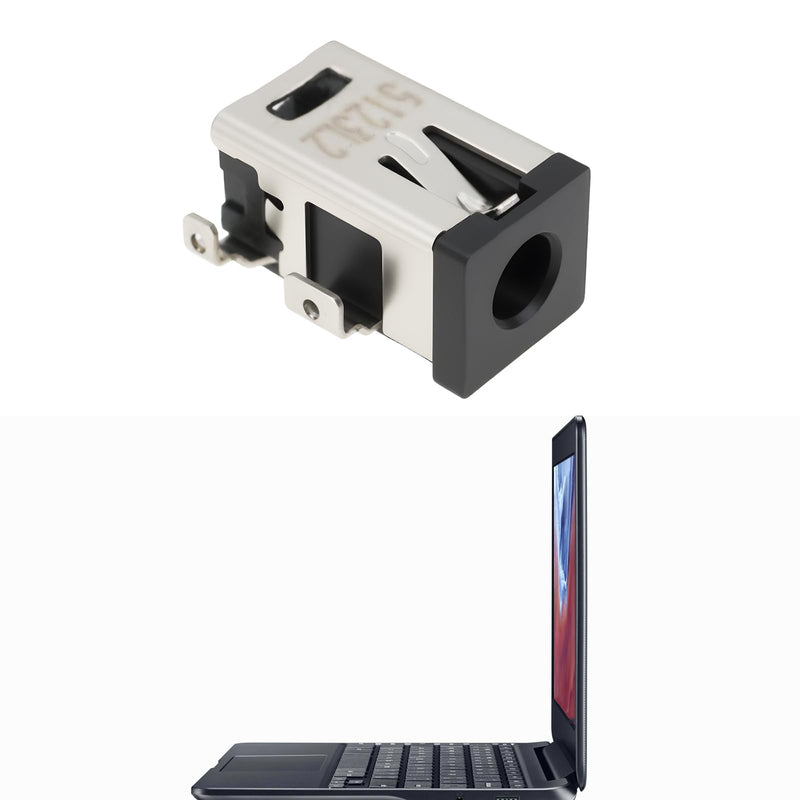 19V DC Power Jack Connector Compatible with Samsung Chromebook 3 XE500C13 Laptop