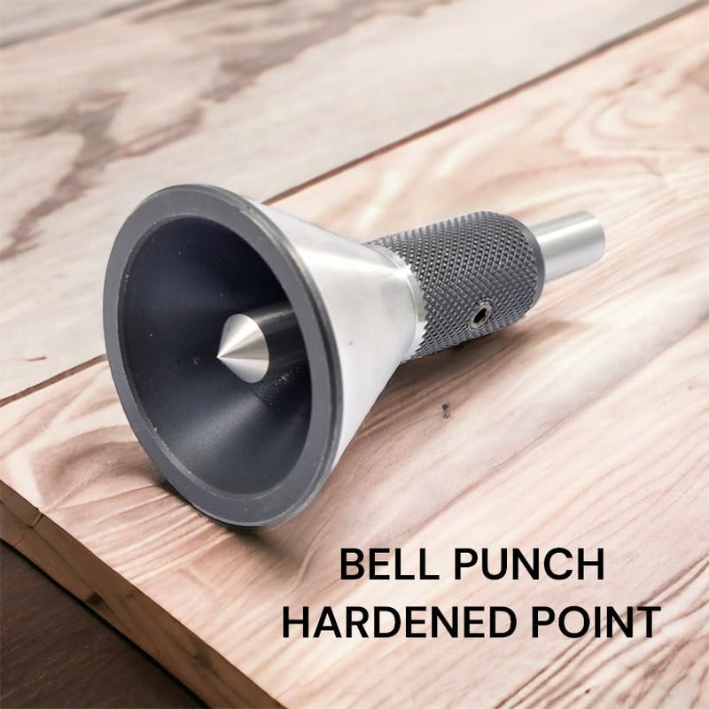 Bell Punch Center Finder for Round Bar for Engineers | 35mm Diameter, Hand DIY Tool for Center Finding on a Round Bar| Accurate Machine Workshop Tools-Accurate | Uses of Lathes & SMALL