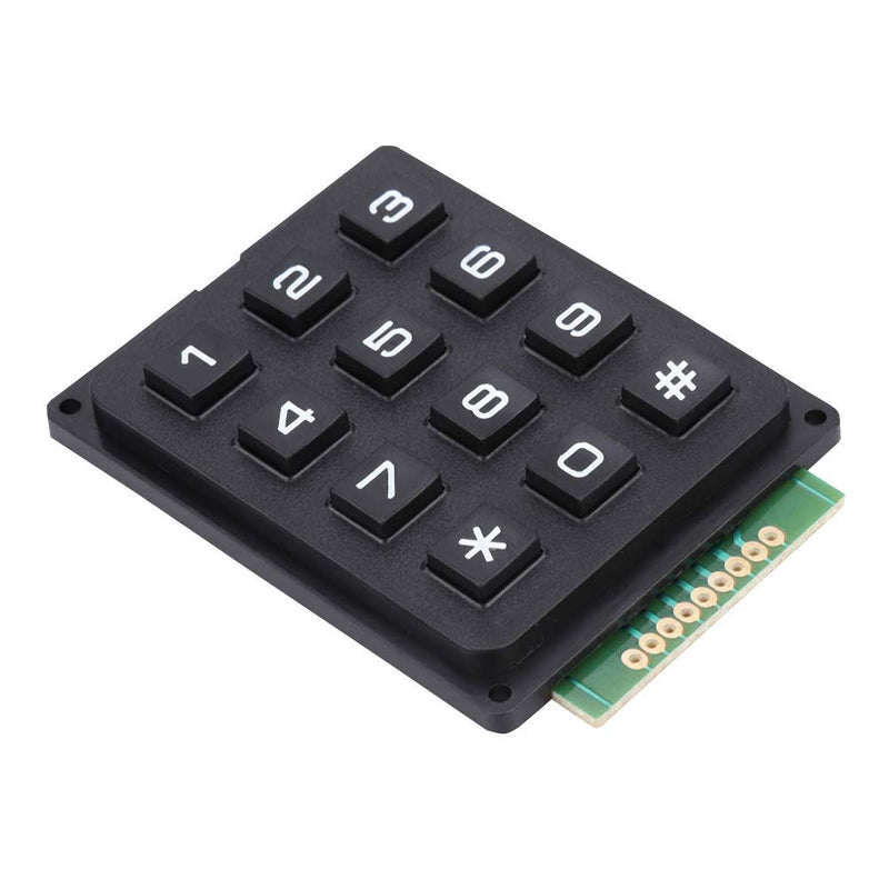 3x4 Keypad 12 Key Keyboard Module 4x3 Numeric Pad for with Star Hash Symbols for Microcontroller Projects