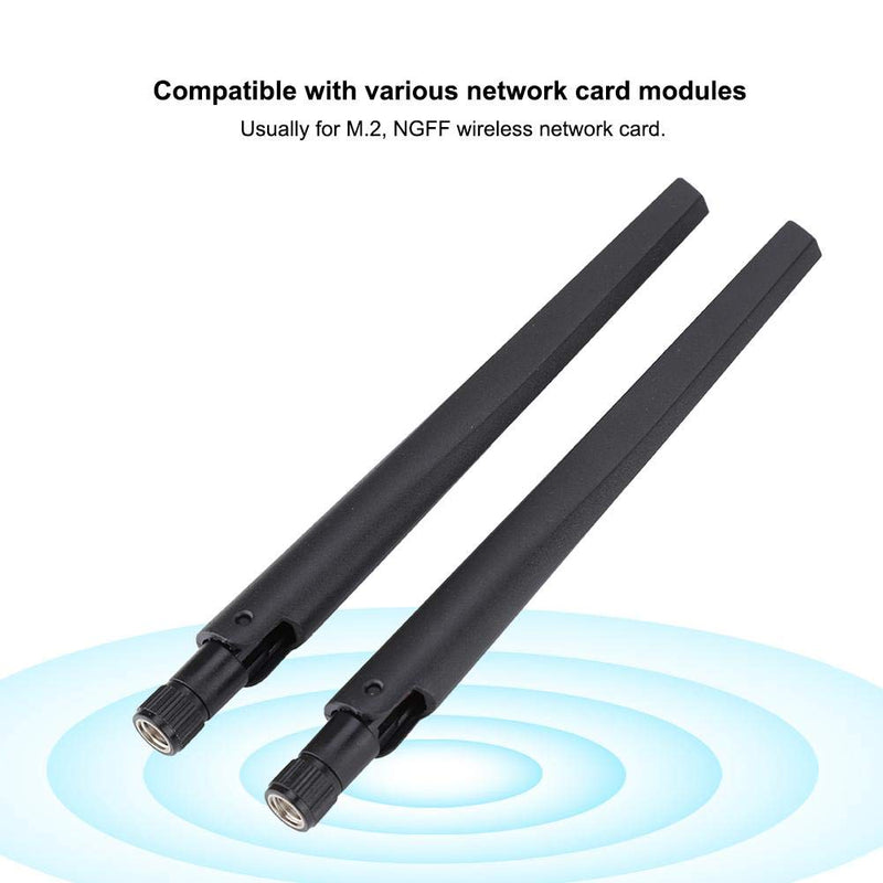 Wendry Network Card Cable, Band 5DBi Antenna, for 9560NGW /9260AC/7265AC, MHF4 Pigtail Cable, 15cm, Network Interface Controller Adapter