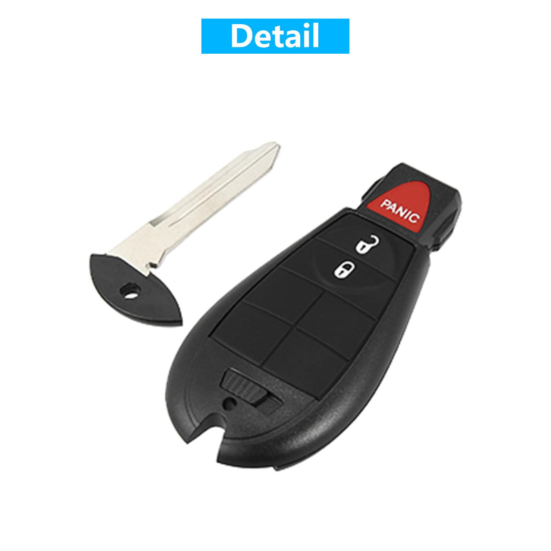 2 PCS GQ4-53T 56046953 433 Mhz 3 Button Keyless Entry Remote Key Fob for Jeep Cherokee 2014-2019 2 Pcs