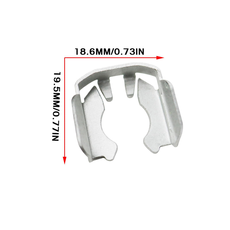 8Pack 12570620 PC61004 Automotive Fuel Injector Metal Retaining Clip Kit 8PCS fuel injector retainer