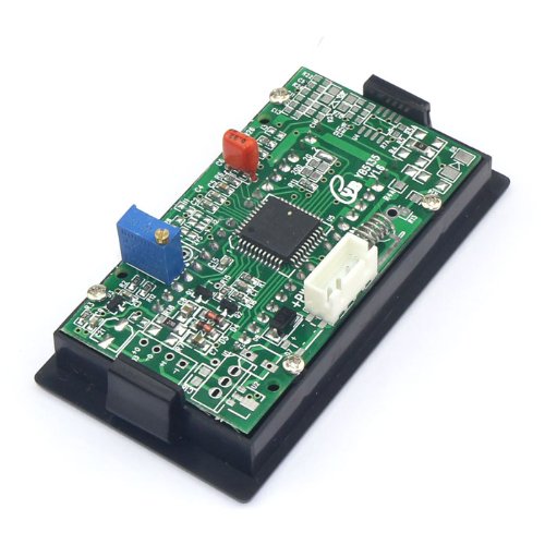 DROK 0.5" +/- 0-2A DC Current Measurement Panel Ammeter Digital Ampere Meter