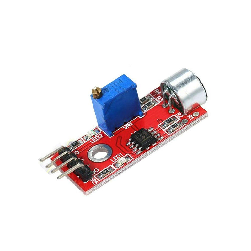 5PCS Microphone Sensor High Sensitivity Sound Detection Module Compatible with Ar-duino PIC AVR 5