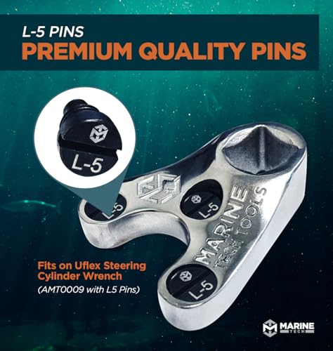 Marine Tech Tools L-5 Replacement Pins AMT0037, 6 Pack, Hardened Steel