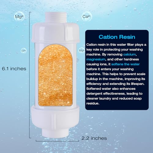 H&G Lifestyles Washing Machine Water Filter for Garden Hose 3/4" GHT 2Packs 2 Pack