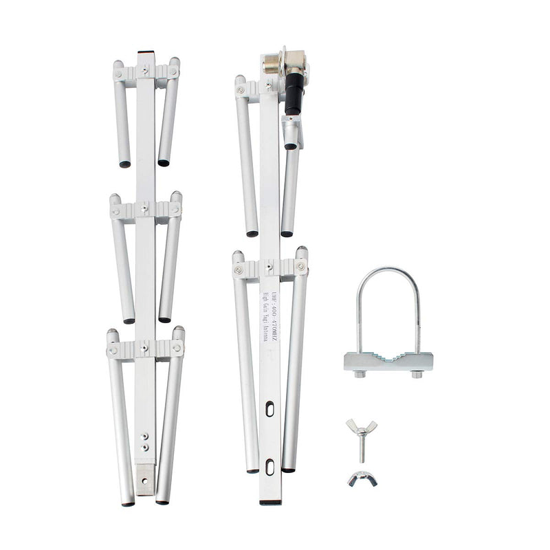 HYS UHF Yagi Portable Installation Outdoor Antenna Base Stations 9dBi UHF 70cm/UHF 400-470 MHz 5 Elements Antennas for Motorolar Yaesu Kenwood HYT Vertex Icom UHF Mobile Radios/Repeater