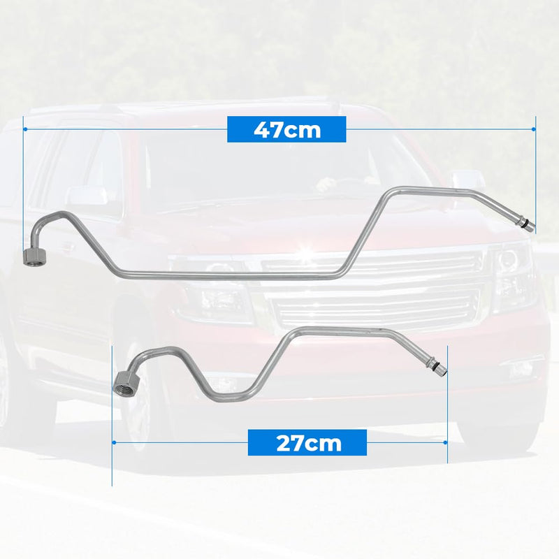  [AUSTRALIA] - For 2008-2014 Tahoe Suburban Avalanche Rack Pinion Transfer Lines Hard lines on Rack Replacement For 15254059 15254058