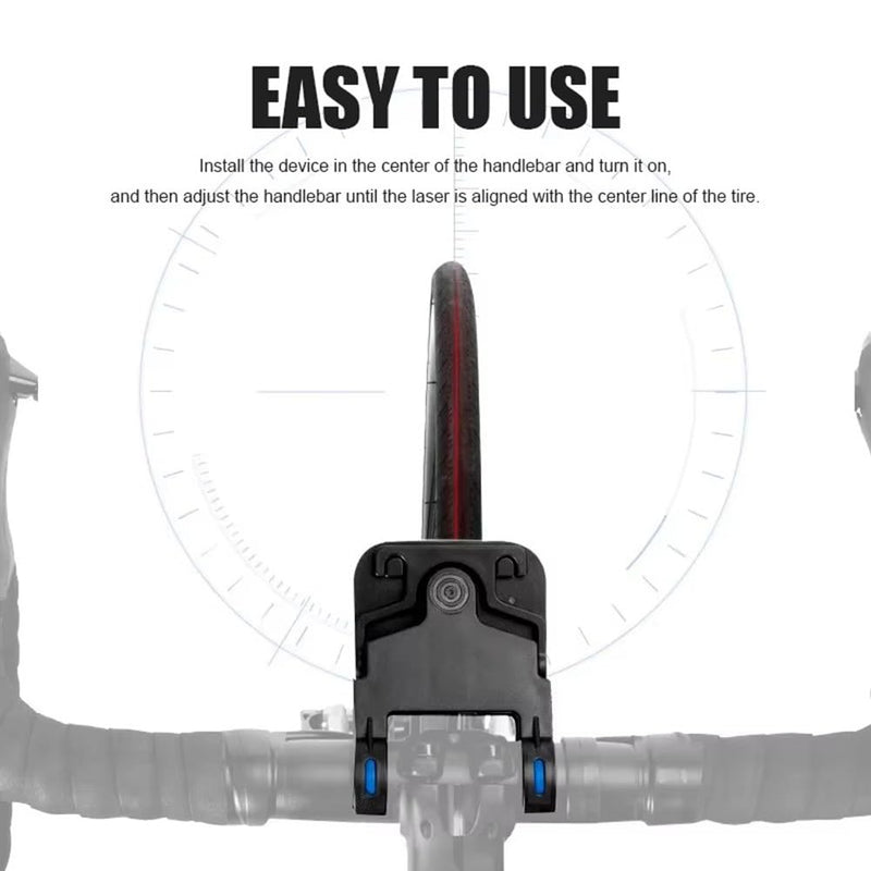 Handlebar Laser Aligner for Bicycles, Bike Seat Calibrator Bike Tool,Bicycle Handlebar Laser Aligner Seat Center Adjuster Measurement Tool, Aligning Indicator Tool