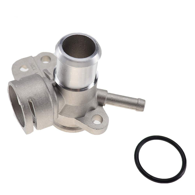 Aluminum Coolant Outlet Flange Compatible for Jetta GLI Tiguan Passat CC Eos GTI Beetle Q3 TT 2.0T TSI CCTA Engine