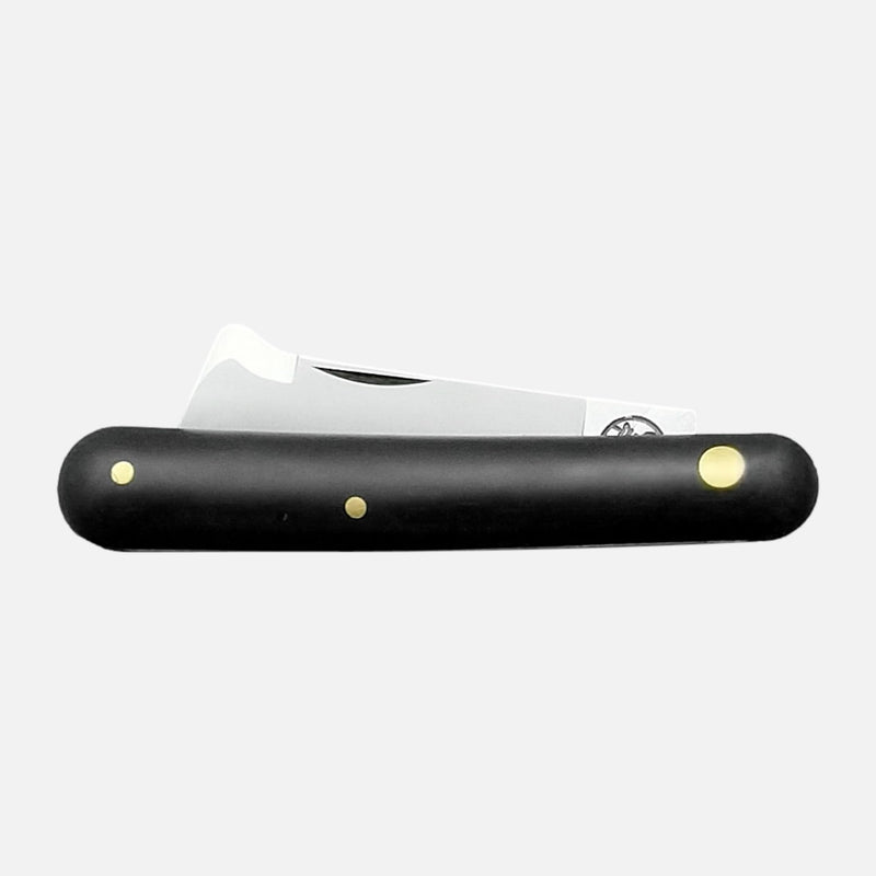 DUE BUOI 202 SU.SI. Professional Agriculture Pruning Grafting Knife for Budding Trimming Böhler K720 Carbon Steel Blade (Professional NOT an EDC Knife)