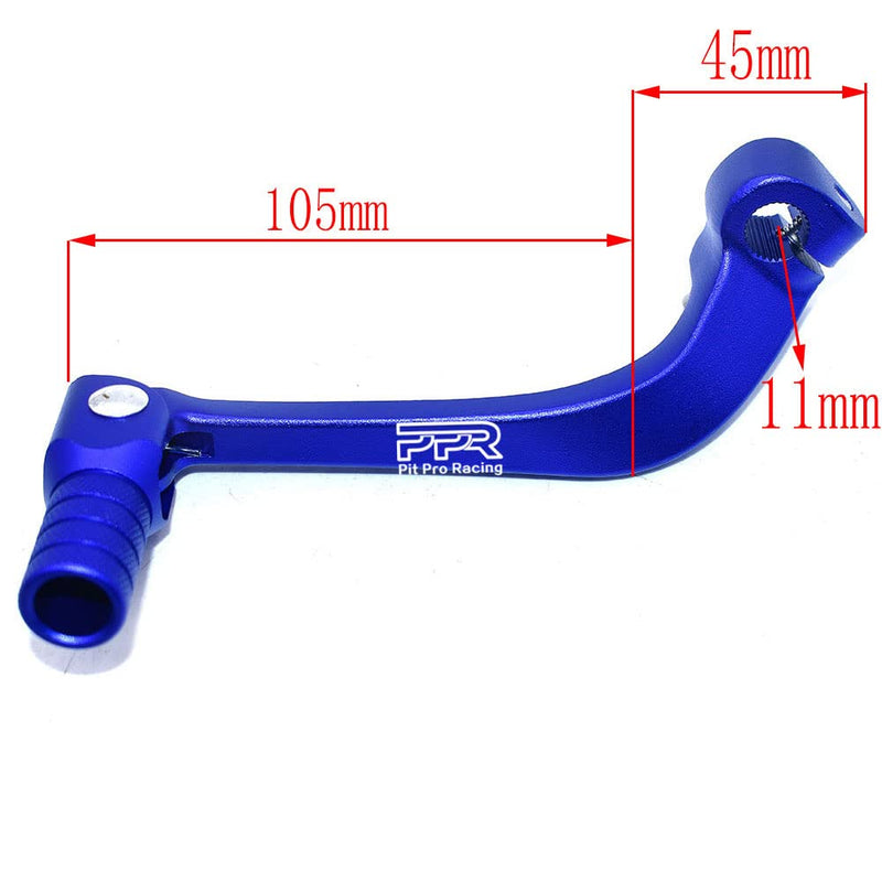 Gear Shift Lever, Rod Alloy Aluminium Fit for Motorcycle BSE CRF 110 Apollo TTR 125 Motorcycle 50cc 110cc 250cc Dirt Pit Bike(Blue) Blue