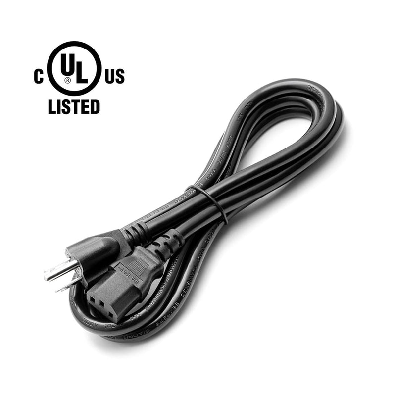 Amplifier Power Cord for ION Block Rocker, Guitar Amp, Job Rocker, Explorer Portable Speaker System, ION iPA76C iPA76A iPA76S IPA23 Block Party & Live 3 Prong Power Cable Replacement 6 Ft