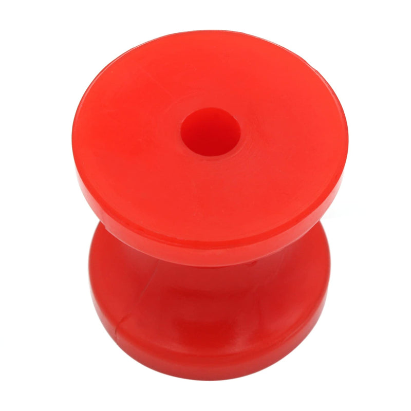 Boat Trailer Bow Stop Roller 3 Inch Polyurethane Replacement Boat Jetski Trailer Part Non Marking Red