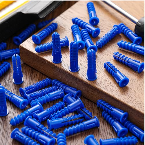 500 Pcs 8-10-12 x 1-1/4 Inch 1 (Blue) Blue 500