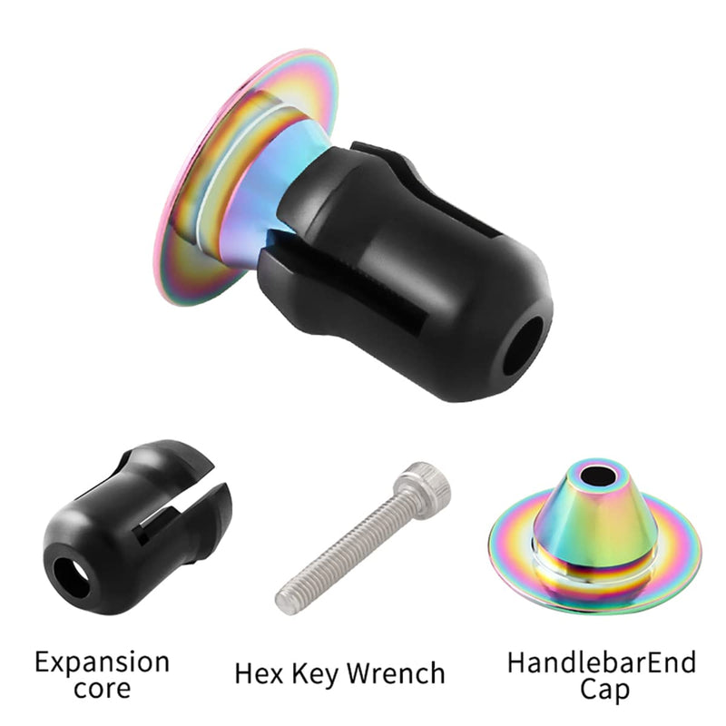 MUQZI Bicycle Handlebar Bar End Plugs Caps Bike Handlebar Plugs Perfect for Most Bicycles Road Bike Mountain Bike BMX MTB Fixie Black-no logo