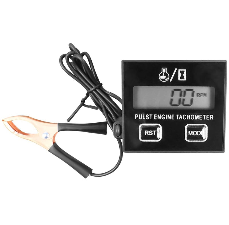 Small Engine Digital Inductive RPM Tachometer Tool Fit for Chainsaw Cropper Generator Lawn Mower RV ATV Dirt Bike Motocross Boat Tractor