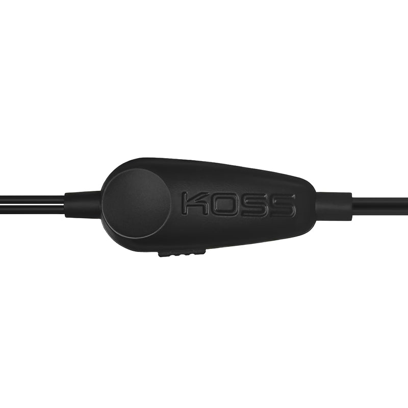 Koss KTXPro1 Titanium 90s Style On-Ear Headphones, Black, Volume Control | Retro Style, Wired 3.5mm Plug, 60 ohm Dynamic Drivers