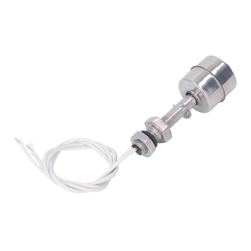 Kadimendium Liquid Level Float Switch ，10mm Stroke Stainless Steel Liquid Water Oil Level Switch Sensor 0‑220V 65mm L Water Level Float Sensor