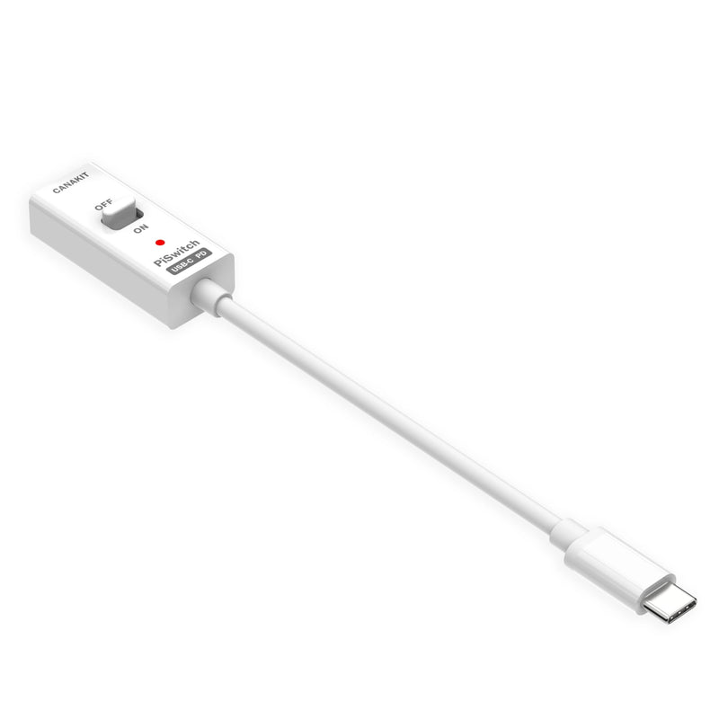 CanaKit USB-C PD PiSwitch for Raspberry Pi 5 (On/Off Power Switch)