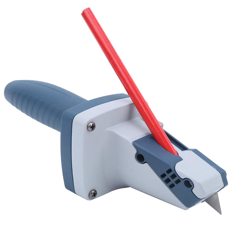 Fafeicy Gypsum Board Cutter, MultiFunctional Manual Portable Hand Push Cutting Tools, with Builtin 5 Meter Tape Measure, for Cutting