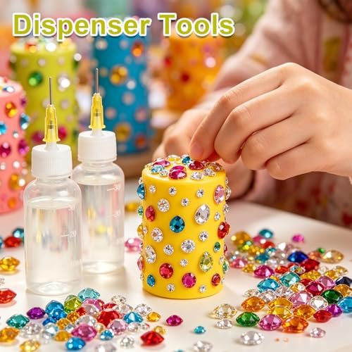 Penitue 10pcs Needle Tip Glue Squeeze Bottle Set