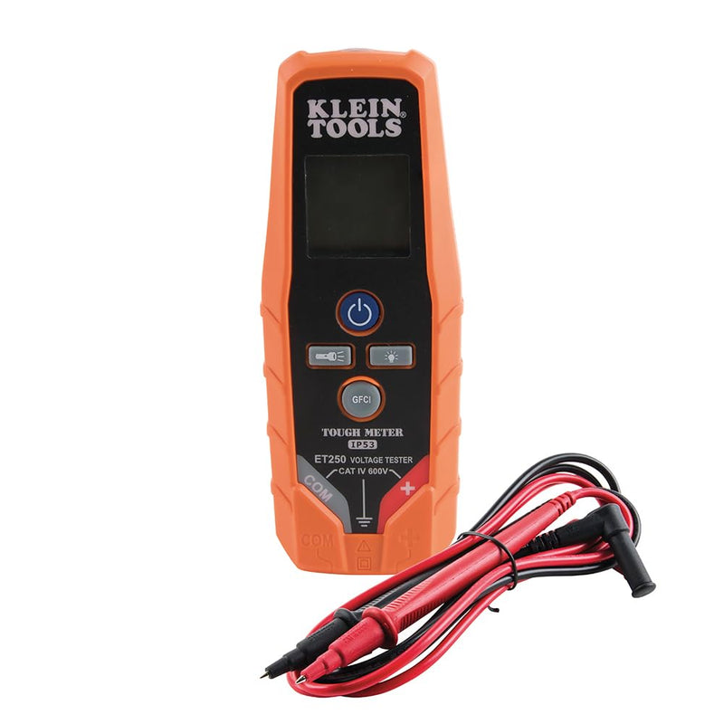Klein Tools ET250 Voltage Meter, AC/DC Tester, Digital Multimeter, Low Voltage Tester with Batteries AC/DC Voltage & Continuity