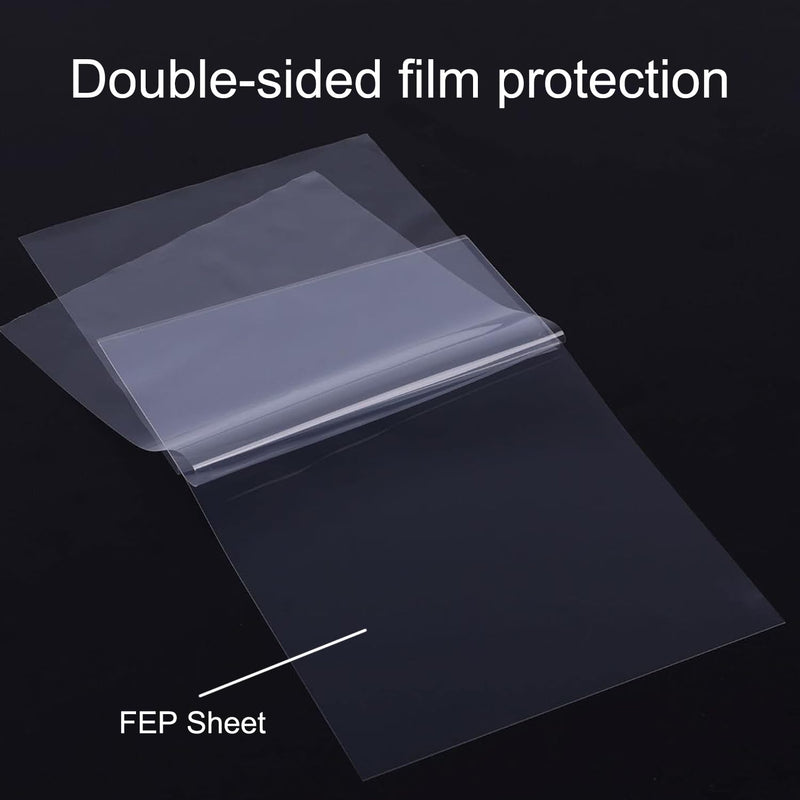 6PCS 380 * 260 * 0.15mm FEP Release Film for Anycubic Photon Mono M7 Max, ELEGOO Jupiter, Jupiter SE, Photon M3 Max 12.8-13.6 inch Resin 3D Printer 6PCS 380*260mm FEP FILM