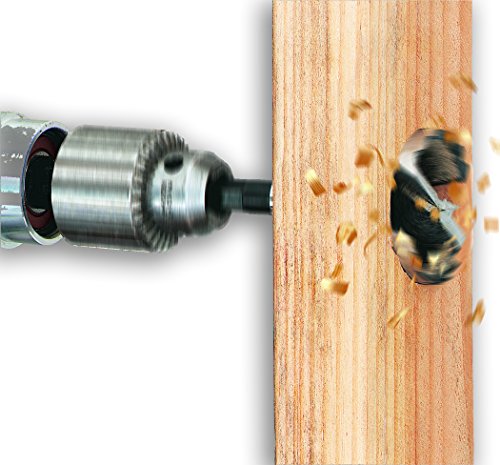 IVY Classic 46134 2-1/8 x 3-1/2" Forstner Bit, High-Carbon Steel, 3/8" Shank, 1/Card 2-1/8 x 3-1/2 inch