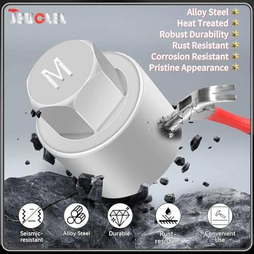 Type M Wheel Locking Nut Key Compatible with New Model Land Rover Socket M