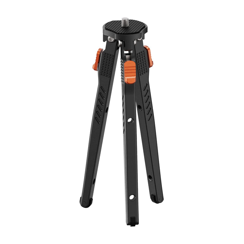 Mini Camera Tripod with 1/4" Screw, Desktop Tabletop Tripod Stand Fit for Gopro Hero/Osmo Mobile/Gimbal Handle Grip Stabilizer/Crane 2/Smooth 4 and All Cameras Black