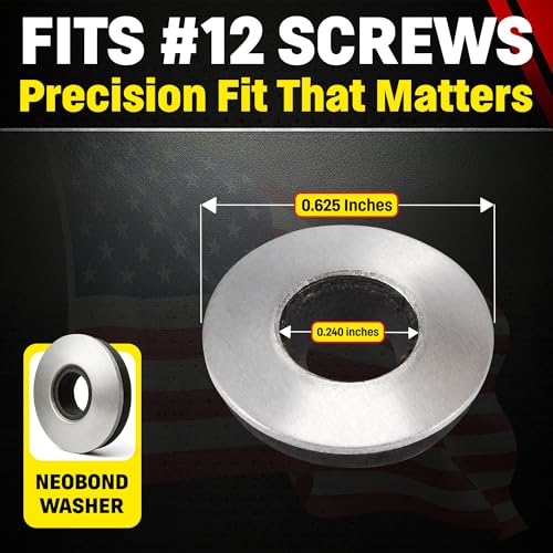 Chenango Supply #12 Neoprene EPDM Bonded Sealing Washers