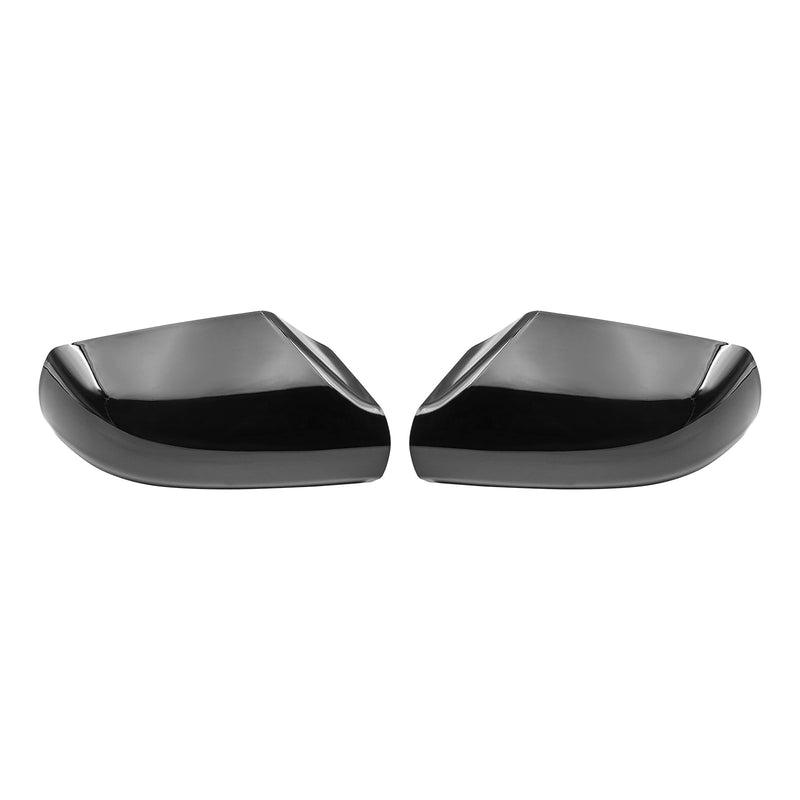 Gloss Black Side Mirror Cover Cap Fits For 2007 2008 2009 2010 2011 2012 Nissan Altima 2.5L Replace 96302-JB13E 96301-JB13E Gloss Black