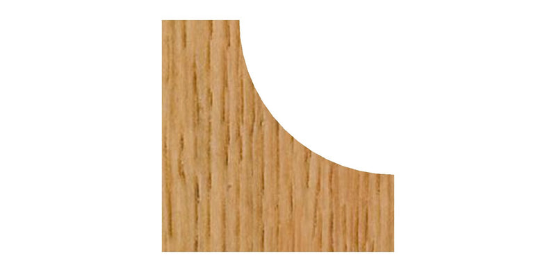Whiteside 1805 Cove Router Bit: 1/2 Inch Radius, 1-1/2 Inch Large Diameter, 1/2 Inch Shank, 5/8 Inch Cutting Length, B3 Bearing