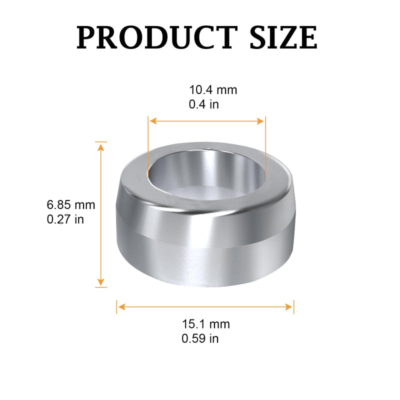 2pcs of Intermediate Shaft Bushings Steering Wheel Column Sleeve 6061-Billet Aluminum Compatible with Dodge Ram 2003-2019 1500/2500/3500/4500/5500 5.9 6.7 G56 Cummins Diesel.