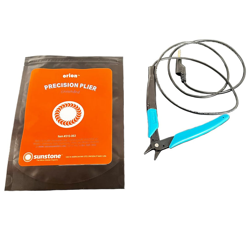 Orion Grounded Precision Plier: Unleash Unrivaled Precision for Fine Chain Welding, Secure Connection, 3ft Cable – Ideal for Permanent Jewelry Fine Chain Welding, and Precise Control