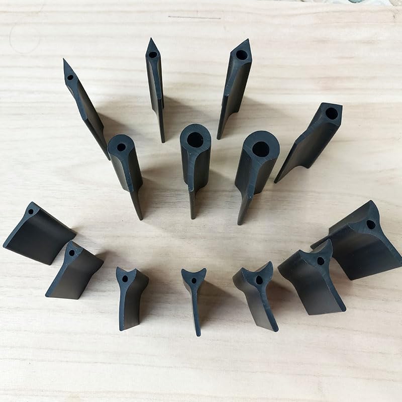 Rubber Sanding Block for Woodworking, 14 Pack Double Ended Flexible Sanding Pads for Grinding and Polishing Contours and Corners