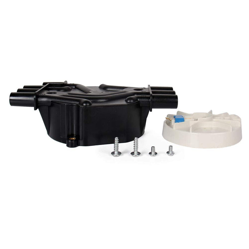 D328A D465 DR475 DR331 Brass Terminals Distributor Cap and Rotor Kit Compatible With Chevrolet GMC Oldsmobile Cadillac 1995-2007 10452457 10452458